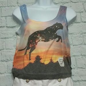 Muscle Tank Cropped Tee